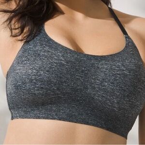 NWT Soma Gray and Black Enbliss Luxe Adjustable bralette Size Small
